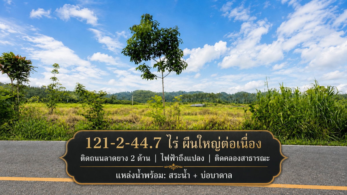 รูป ขายที่ดิน 121 ไร่ ใกล้แยกนายายอาม จันทบุรีง ติดถนนลาดยาง 2 ด้าน ไฟฟ้าพร้อม มีสระน้ำ บ่อบาดาล และติดคลองสาธารณะ - รูปที่ 3/21