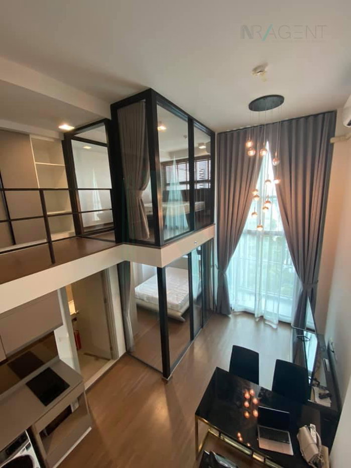 รูป 🚩 ให้เช่าคอนโด ไอดีโอ พระราม 9-ตัดใหม่ อาคาร 1 ชั้น 24 Duplex 2 ห้องนอน ขนาด 34.00 ตรม ใกล้ ใกล้ Foodland รามคำแหง - รูปที่ 5/8