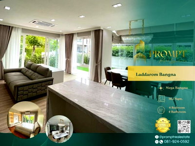 เช่าบ้านเดี่ยว สนามบินสุวรรณภูมิ : KL04759 - Laddarom Bangna : MegaBangna 