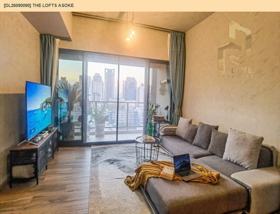 รูป DL26090090 ขายคอนโด เดอะ ลอฟท์ อโศก (The Lofts Asoke ) ใกล้ MRT เพชรบุรี พร้อมเข้าอยู่ โทรด่วน 0614453194 LineID @952jdxxk - รูปที่ 5/9