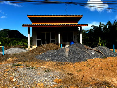 Land for sale : Land with house for sale (Samet Nang Chi, Phang Nga Province)