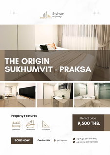 รูปภาพ 🌇✨ For rent🔥 The Origin Sukhumvit-Paksa ✨ NO-021
