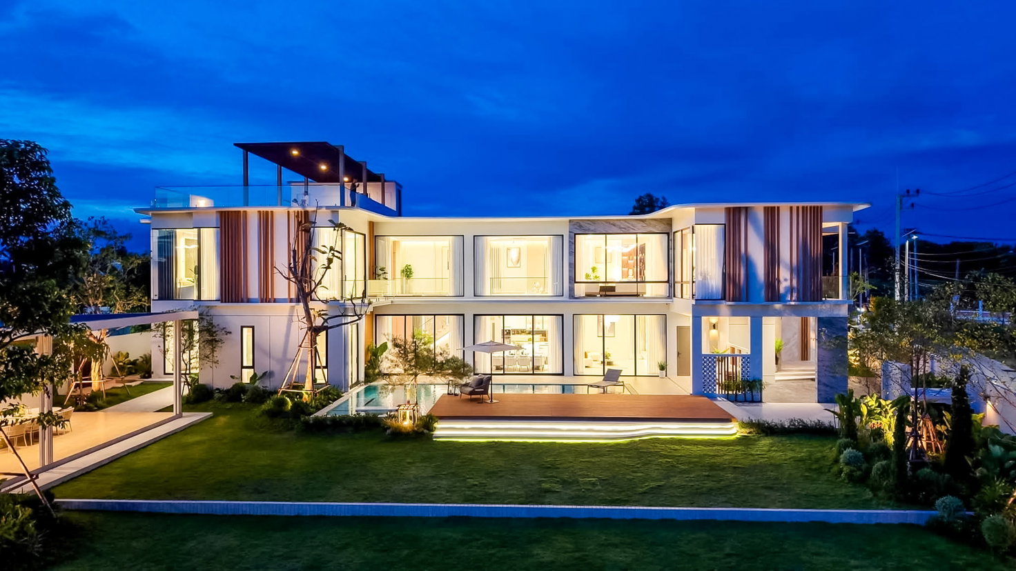 รูป 5 Bedroom Ultra Luxury Pool Villa for Sale Mabprachan Pattaya - รูปที่ 27/28
