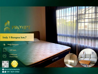 Houses for rent : IJ04375 - Indy 3 Bangna km.7 :  MegaBangna