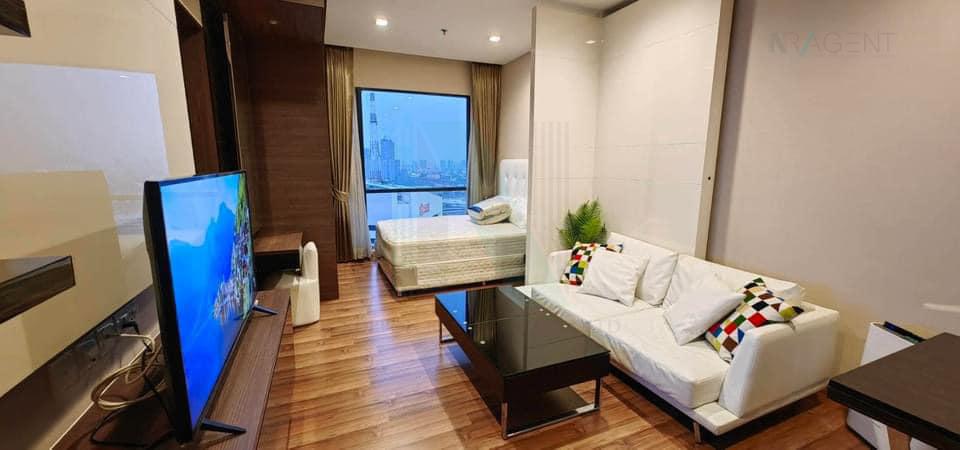 รูป 📌 ให้เช่าคอนโด ไอวี่ แอมพิโอ รัชดา อาคาร 1 ชั้น 28 สตูดิโอ ขนาด 31.00 ตรม ใกล้ ห้างสรรพสินค้า Esplanade - รูปที่ 1/8