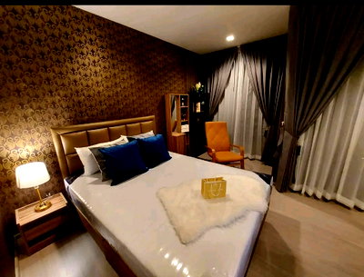 คอนโดให้เช่า : Life Asoke - Rama 9 | Corner Unit Panoramic City View | Fully Furnished, Great Natural Light, Ready to Move #AS-7643