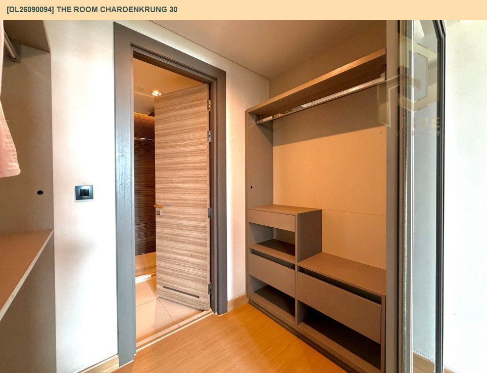 รูป DL26090094 ให้เช่าคอนโด เดอะ รูม เจริญกรุง 30 (The Room Charoenkrung 30) ใกล้ BTS สะพานตากสิน พร้อมเข้าอยู่ โทรด่วน 0638692663 LineID @952jdxxk - รูปที่ 7/13