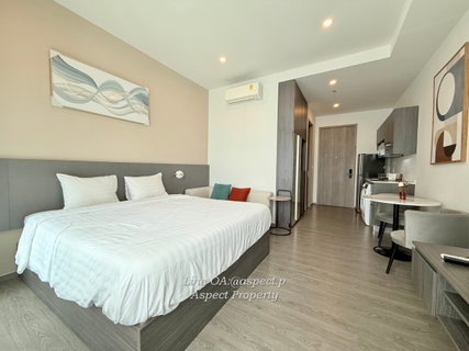 รูปภาพ คอนโด 1 ห้องนอน ขนาด 29 ตรม. มีที่จอดรถ ราคา 14000 บาท วิวทะเล