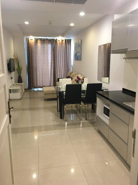 📣ให้เช่าคอนโด Supalai Wellington (MRT ศูนย์วัฒนธรรม) ห้องใหญ่ เฟอร์ครบ @onestepliving