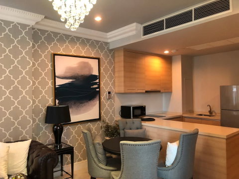 For Rent: Aguston Sukhumvit 22 (BTS Phrom Phong) 1bed Fully furnished, @onestepliving