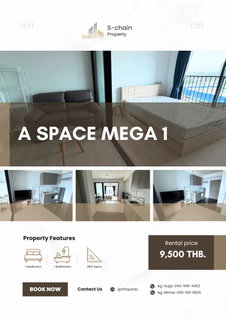 รูปภาพ 🌆✨ For rent🔥 A Space Mega 1 ✨ NO-020