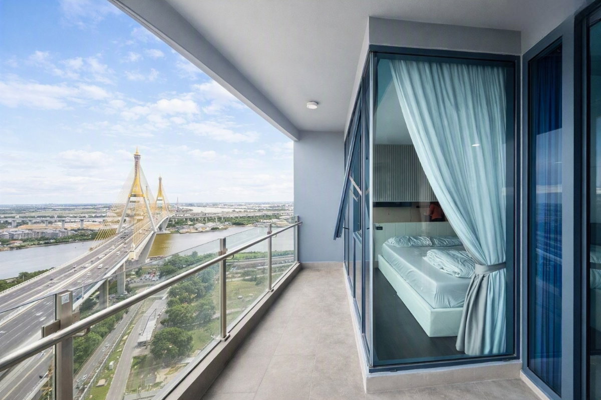 ให้เช่า 🔥คอนโดหรู วิวแม่น้ำ🔥แซฟไฟร์ ลักซูเรียส คอนโด พระราม 3 | 1 Bedroom 45 ตร.ม. | ชั้น 26 | ไม่เคยปล่อยเช่า | พร้อมอยู่ Line @sariproperty
