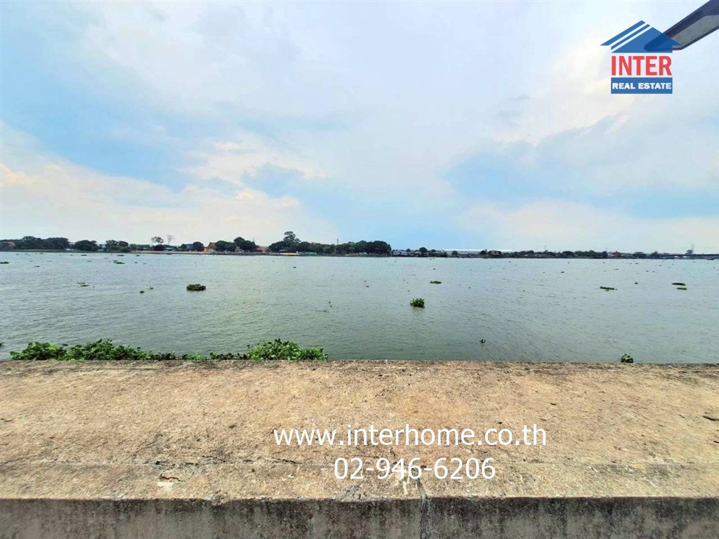 รูป ที่ดินเปล่า 3 ไร่ 263.9 ตร.ว. ที่ดินติดแม่น้ำเจ้าพระยา เมืองปทุมธานี ใกล้วัดเทียนถวาย - รูปที่ 10/19