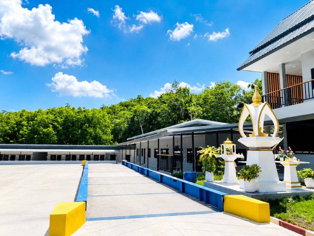 รูป ขาย เช่า ขายต่ำกว่าราคาประเมิน โรงงานหีบเมล็ดในปาล์ม ชุมพร พร้อมเครื่องจักร รง.4 โรงงานเป็นพื้นปูน ที่ดิน 3 ไร่ - รูปที่ 1/15