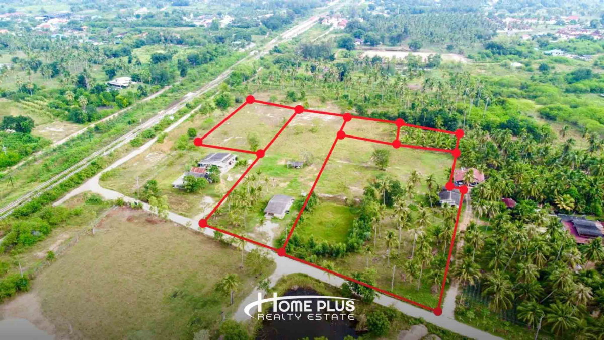 รูป 🌳 ขายที่ดิน 14 ไร่ 24 ตร.ว. ใกล้สถานีรถไฟห้วยยาง อำเภอทับสะแก จังหวัดประจวบคีรีขันธ์ - รูปที่ 7/16