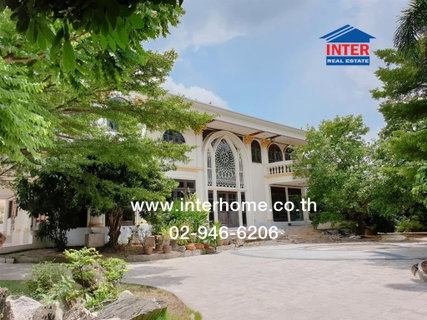 Detached house for sale in Muang Thong 1 Village, Chaeng Watthana 14, next to Bueng Si Kan, and conveniently located near Chaeng Watthana 14 BTS.