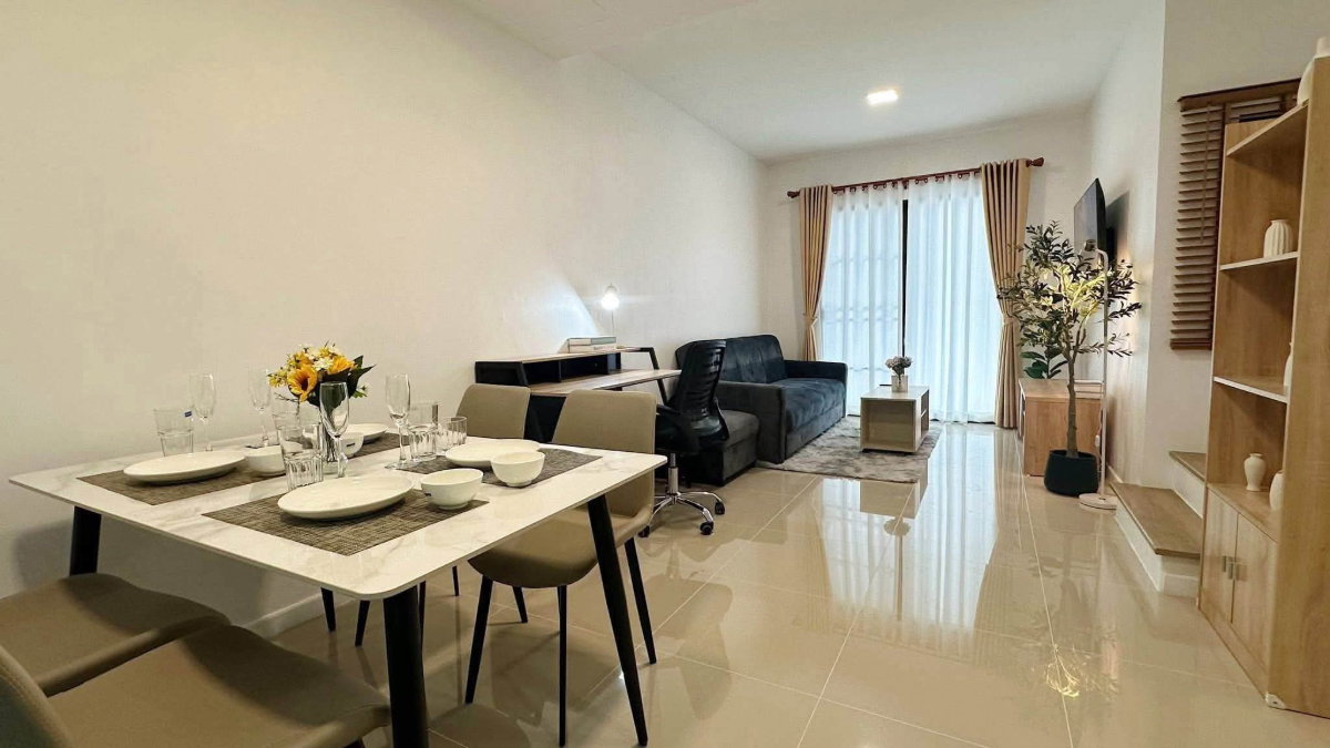 รูป ให้เช่า บ้านทาวน์โฮมสองชั้น หมู่บ้านพฤกษาวิลล์ 120 สนามบินเชียงใหม่ (R1472) T.0946511456 - รูปที่ 8/24