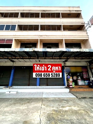 อาคารพาณิชย์ให้เช่า : ให้เช่าตึก 2 คูหา 4.5 ชั้น 432 ตร.ม. ติดถนนใหญ่กิ่งแก้ว บางนา สุวรรณภูมิ | จอดรถ 4 คัน | Office + Showroom + Stock| จดบริษัท-เช่าช่วงได้