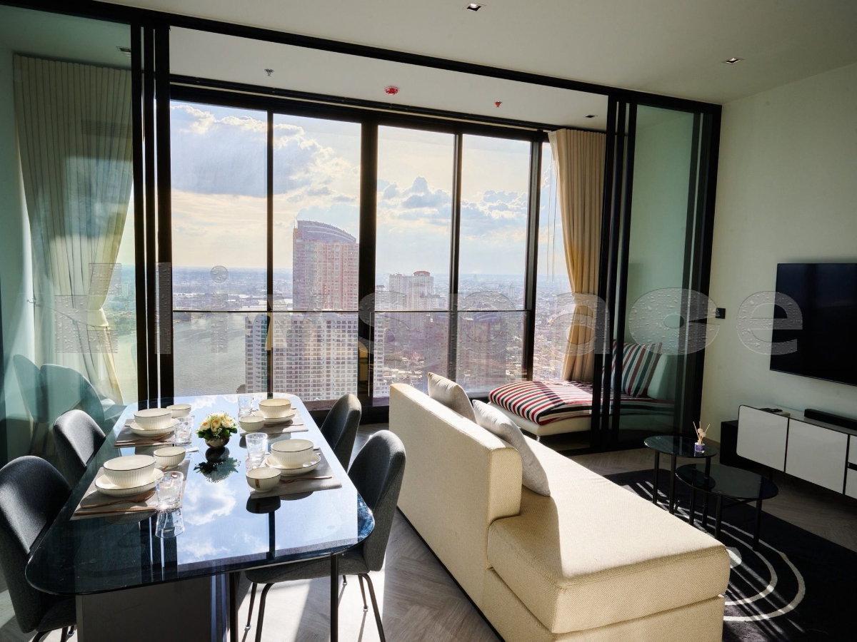 รูป ▚ L0JCK5ツ ให้เช่า: Chapter Charoennakhon Riverside 2 Bed 78.8ตร.ม. วิวแม่น้ำเจ้าพระยา แต่งครบจัดเต็ม คอนโดใหม่ส่วนกลางอลังการ✨ - รูปที่ 3/13