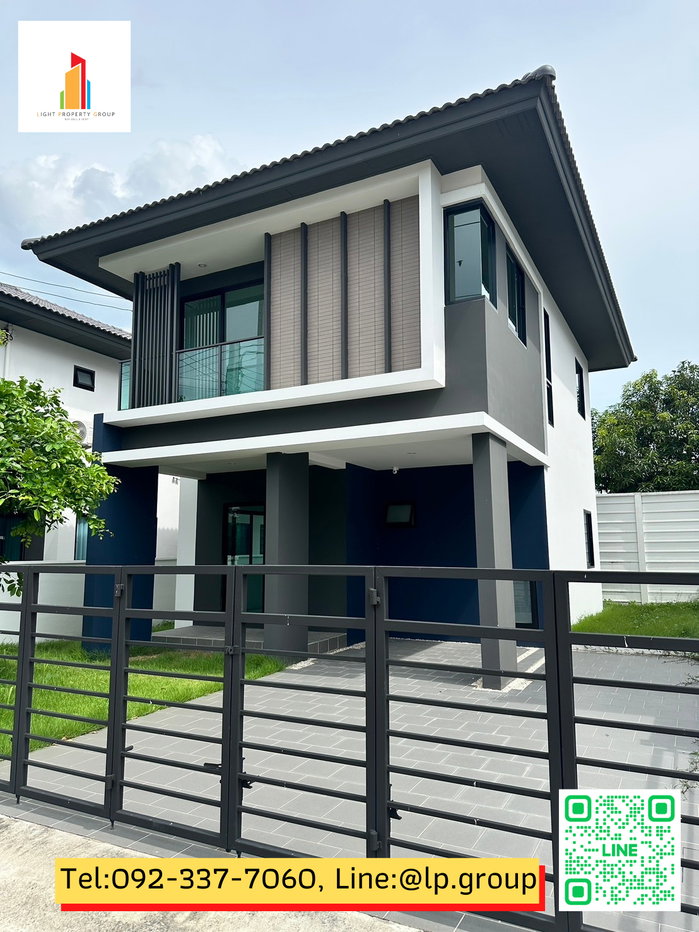 รูป ให้เช่าบ้านแฝดมือ1 พร้อมอยู่ โครงการ "Baanfah Greenery NeOla House Wongwaen - Lam luk ka Klong 7" ใกล้ถนนเลียบคลอง 7 ใกล้ถนนลำลูกกา ปลอดภัย - รูปที่ 1/19