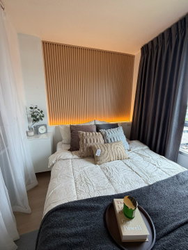 Condo for rent, Lumpini Ville On Nut – Lat Krabang 2. Beautiful room, ready to move in.