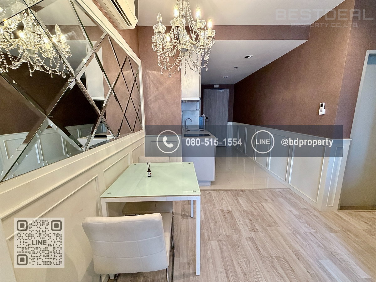 รูป Bestdeal ให้เช่า ขนาด 2 ห้องนอน 55 sqm.เฟอร์นิเจอร์และเครื่องใช้ไฟฟ้าครบพร้อมเข้าอยู่ 25,000 บาท/เดือน “IDEO MOBI RAMA 9” ใกล้MRTและเซ็นทรัลพระราม 9  - รูปที่ 5/15