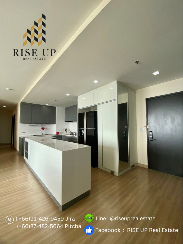 รูป Penthouse ปล่อยเช่า 📣  Sky walk Condo , 3 ห้องนอน 3 ห้องน้ำ, 200 ตรม. 125,000 /เดือน 🔥 Hot Deal ชั้นสูง ไม่บล้อควิว 🔥 - รูปที่ 5/25