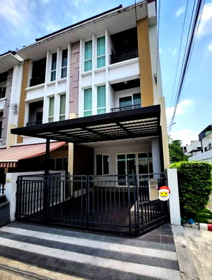 เช่าทาวน์โฮม ถนนประชาอุทิศ ห้วยขวาง : 🏡✨ทาวน์โฮม 3 ชั้น “หลังมุม” บ้านกลางเมือง S-Sense พระราม 9-ลาดพร้าว 3 ห้องนอน 4 ห้องน้ำ พื้นที่ 180 ตร.ม. พร้อมให้เช่า 16 ก.ย. 2569