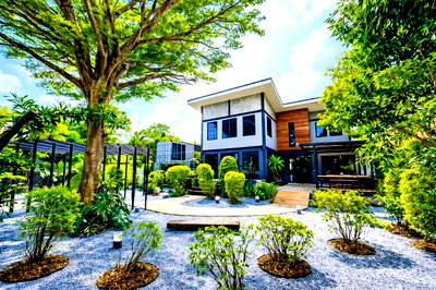เช่าบ้านเดี่ยว เซ็นทรัล พลาซ่า เวสต์เกต : MRT บางรักน้อยท่าอิฐ 630 ม. ใกล้ตลาดท่าอิฐ 720 ม.  ครึ่งไร่ 200ตร.ว.  640ตร.ม. อาคารสำนักงาน คาเฟ่ลับ 2 ชั้น สไตล์โมเดิร์นลอฟท์ 6นอน 3น้ำ