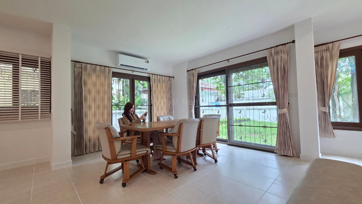 รูป 🏡 ให้เช่าบ้านเดี่ยวหลังมุม เศรษฐสิริ สนามบินน้ำ 🌟 Line @steadfastre - รูปที่ 4/19