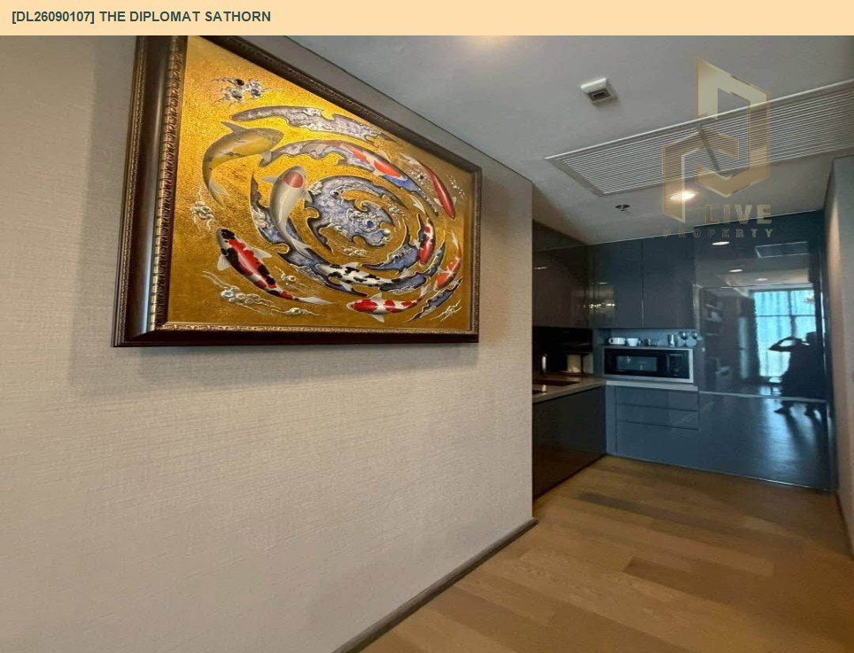 รูป DL26090107 ให้เช่าคอนโด เดอะ ดิโพลแมท สาทร (The Diplomat Sathorn) ใกล้ BTS สุรศักดิ์ พร้อมเข้าอยู่ โทรด่วน 0614453194 LineID @952jdxxk - รูปที่ 12/13