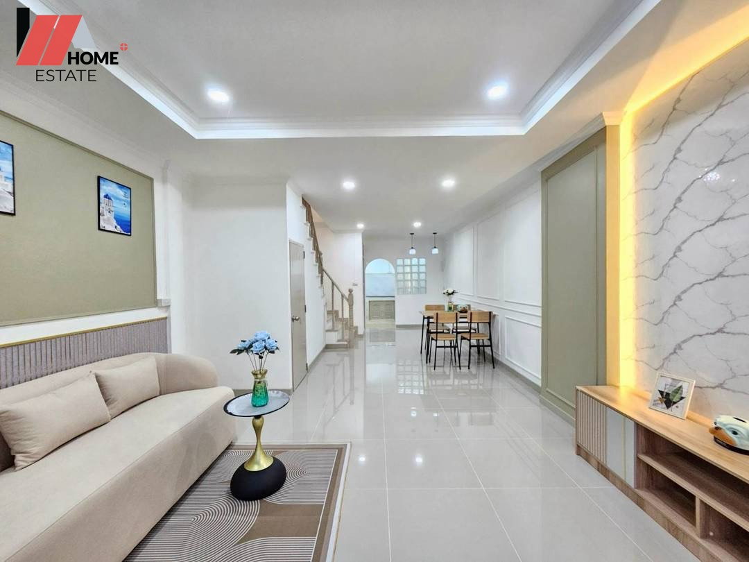 รูป หมู่บ้านปิยวรารมย์ เฟส 1 (ซอย 1/14)ทาวน์เฮ้าส์รีโนเวทใหม่ พร้อมอยู่ ทำเลดีใกล้ตลาดอิคิว บางบัวทอง - รูปที่ 8/21