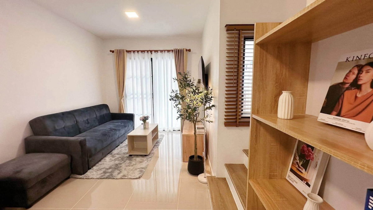 รูป ให้เช่า บ้านทาวน์โฮมสองชั้น หมู่บ้านพฤกษาวิลล์ 120 สนามบินเชียงใหม่ (R1472) T.0946511456 - รูปที่ 2/24
