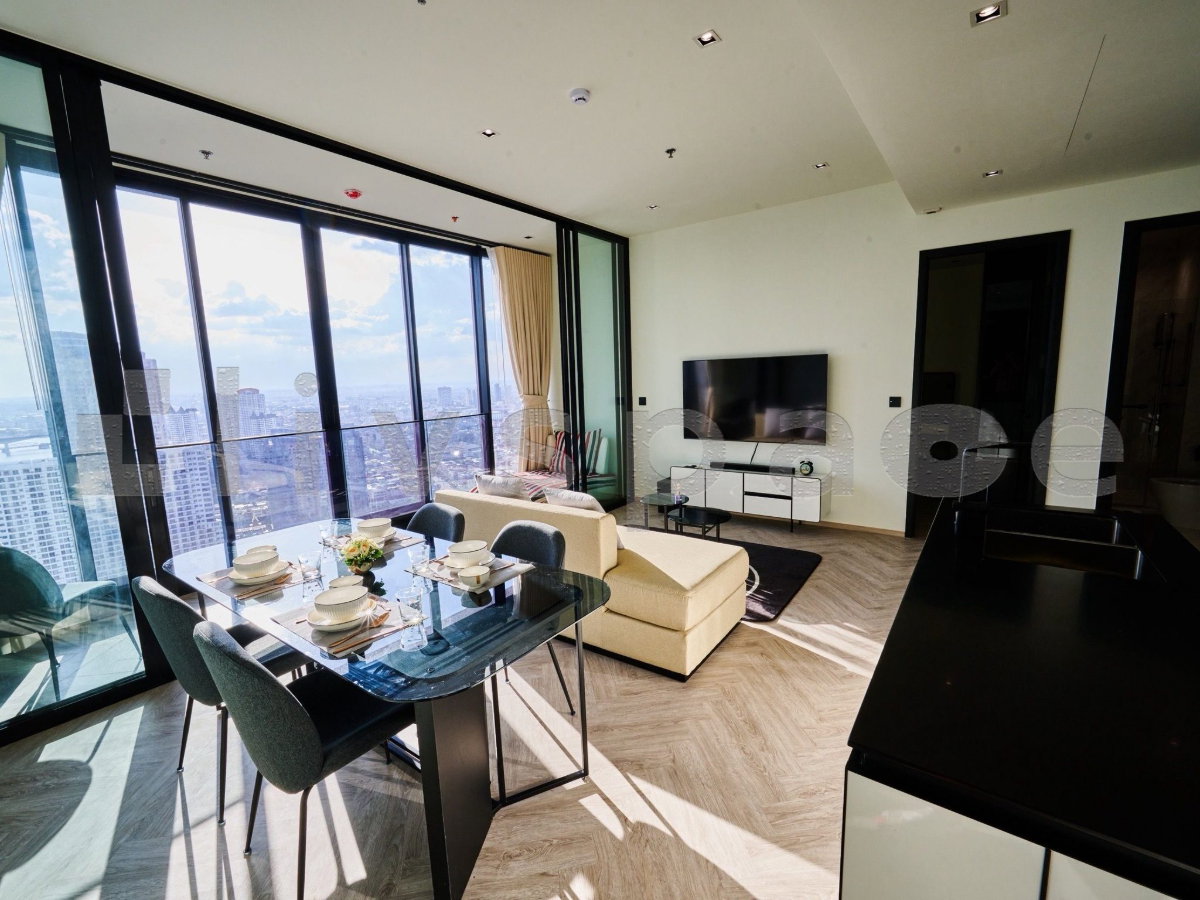 รูป ▚ L0JCK5ツ ให้เช่า: Chapter Charoennakhon Riverside 2 Bed 78.8ตร.ม. วิวแม่น้ำเจ้าพระยา แต่งครบจัดเต็ม คอนโดใหม่ส่วนกลางอลังการ✨ - รูปที่ 1/13
