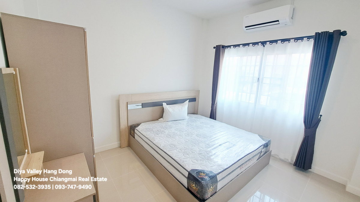รูป ให้เช่า ทาวน์โฮม หมู่บ้าน ดีญ่า วาเลย์ หางดง 0825323935 - รูปที่ 7/20