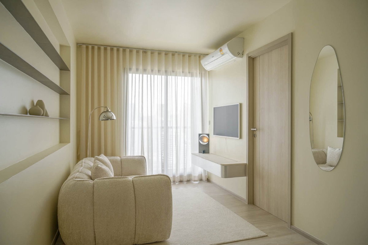 picture 𝐋𝐢𝐟𝐞 𝐎𝐧𝐞 𝐖𝐢𝐫𝐞𝐥𝐞𝐬𝐬 ✨ 2  Bedroom , Fully furniture , ready to move in //Contact LineID:@thirdproperty - 8/8