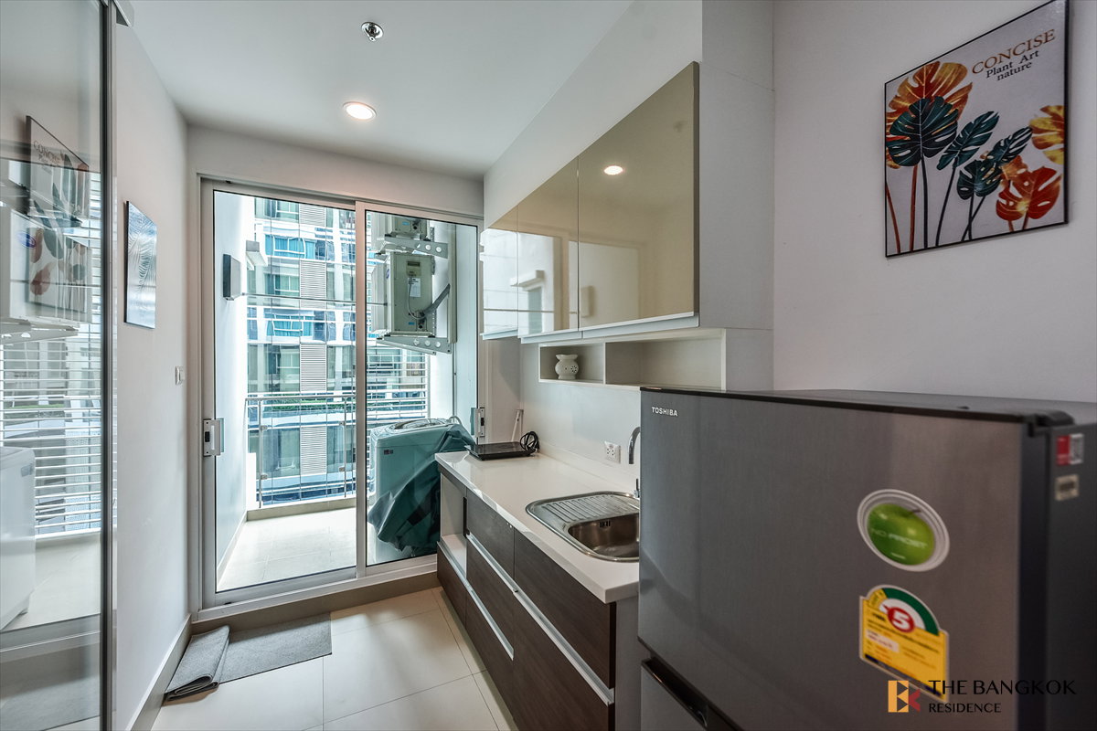 รูป 🏙️Supalai Elite Phayathai ห้อง Renovate สวยคลีน อยู่สบาย ไม่ร้อน✨  ใกล้ Bts พญาไท - รูปที่ 8/12