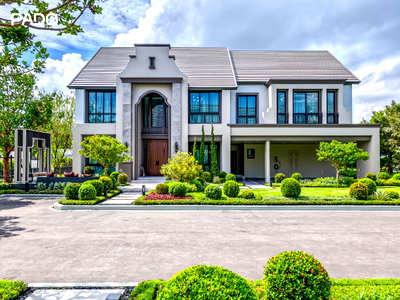 Houses for sale The Paseo Park Kanchanaphisek : Grand Bangkok Boulevard Ratchaphruek – Phrannok | Show House 575 sq.m. 162.2 sq.wah 4 Bed 5 Bath 4 Parking