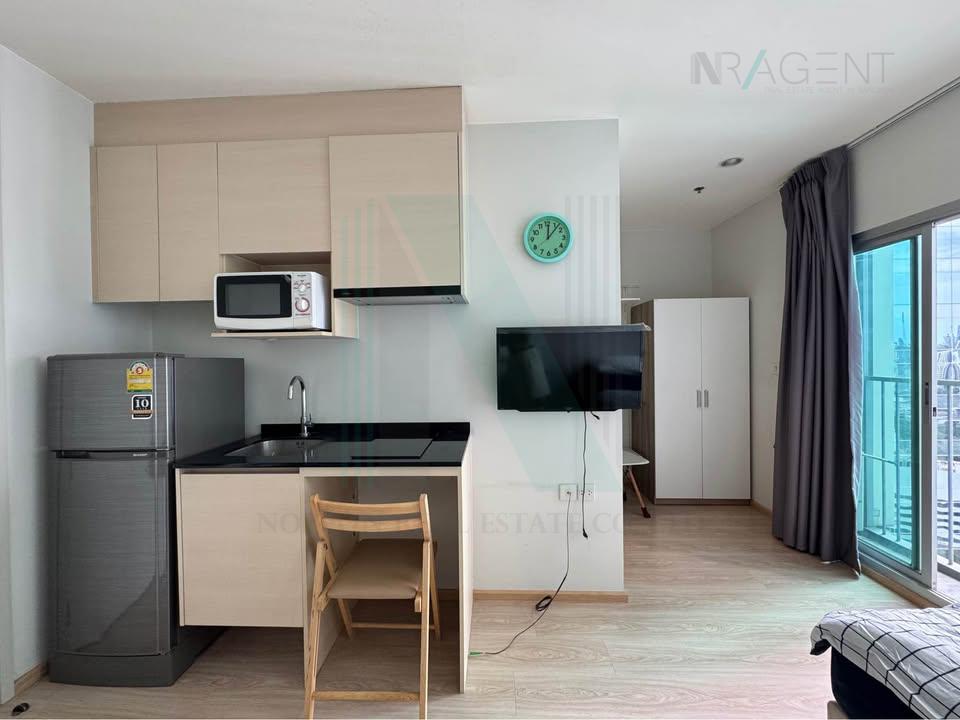 picture For Rent Condo NOBLE REVOLVE RATCHADA Building 1, Floor 24,Studio, Room size 23 sqm - 7/8
