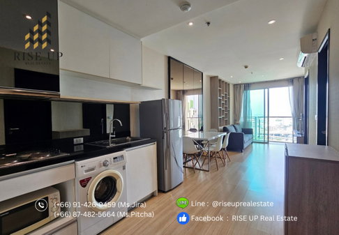 Condo for rent 📣 Sky Walk Condo, 2 bed 1 bath 1 Home office, 100 Sq.m. 45,000 baht/month 🔥 Hot deal unit 🔥