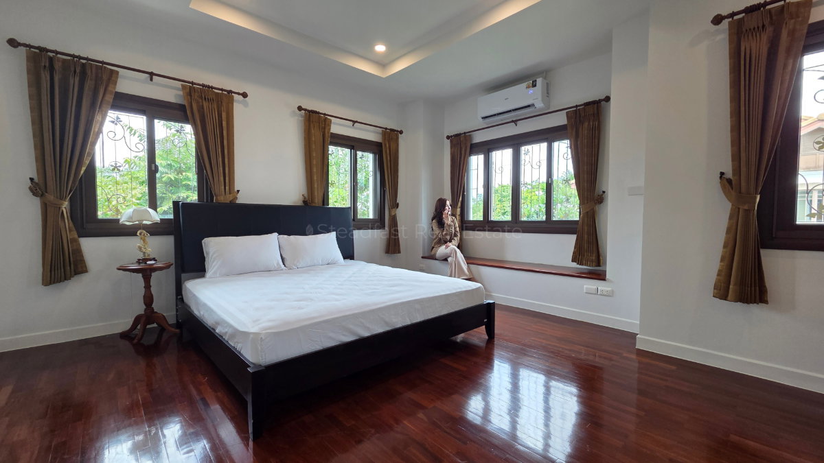 รูป 🏡 ให้เช่าบ้านเดี่ยวหลังมุม เศรษฐสิริ สนามบินน้ำ 🌟 Line @steadfastre - รูปที่ 7/19