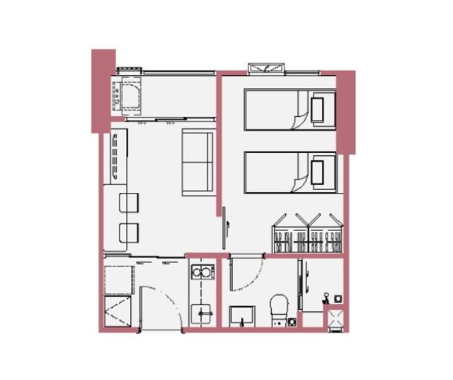 picture CM04472 For sale: Modiz Vault Kaset-Sripatum Condo, located next to Kasetsart University,  - 7/10