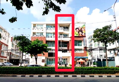อาคารพาณิชย์ให้เช่า : ให้เช่า อาคารพาณิชย์-พักอาศัย 4 ชั้น (มีชั้นลอย) ในโครงการทาวน์โฮม ทองปาน 1