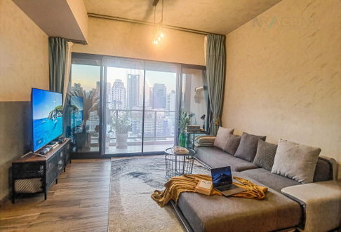 For rent condo THE LOFTS ASOKE Building 1, Floor 12,2 bed room, Room size 87 sqm