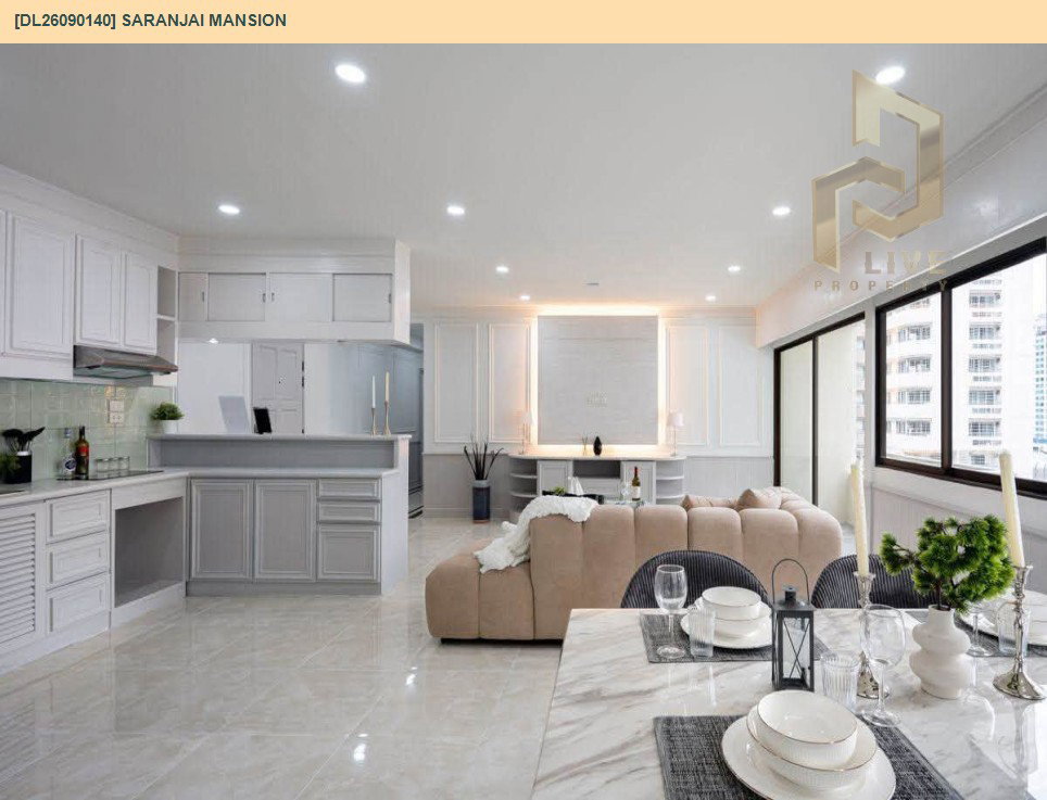รูป DL26090140 ขายคอนโด สราญใจ แมนชั่น (Saranjai Mansion) ใกล้ BTS นานา พร้อมเข้าอยู่ โทรด่วน 0614453194 LineID @952jdxxk - รูปที่ 3/6
