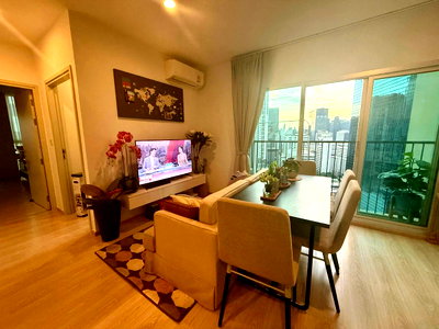 คอนโดให้เช่า : (FY116) ให้เช่า Noble Revolve Ratchada 2 | 2นอน 53ตร.ม. ห้องมุม ชั้น22 | 31K