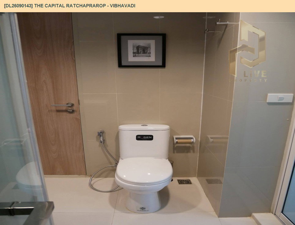 รูป DL26090143 ให้เช่าคอนโด เดอะ แคปิตอล ราชปรารภ - วิภาวดี (The Capital Ratchaprarop - Vibhavadi) ใกล้ - พร้อมเข้าอยู่ โทรด่วน 0638692663 LineID @952jdxxk - รูปที่ 9/9