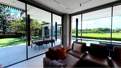 Houses for rent : For Rent: Private Pool Villa at Green Valley Bangna | Golf Course & Lake View