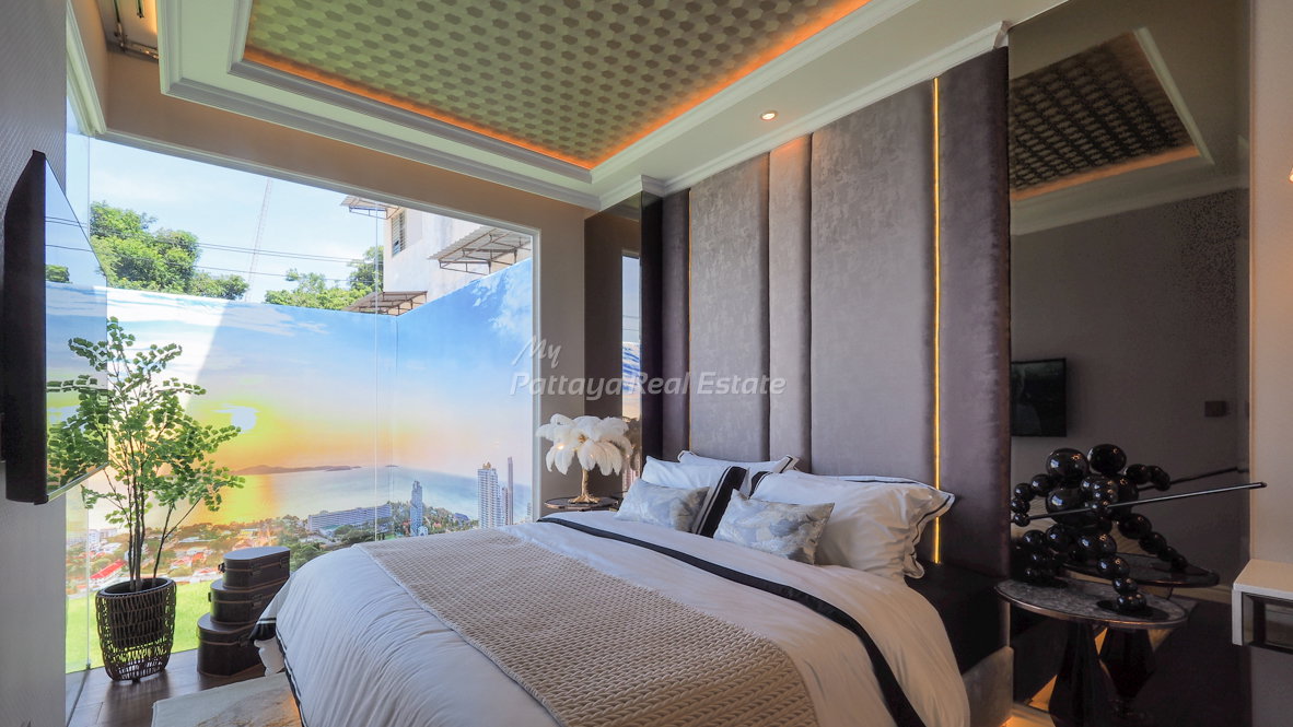 รูป 🛏️ 1 ห้องนอน - 🛁 1 ห้องน้ำ - 🏙️ Sea View - 🇹🇭 ชื่อไทย - 🏢 The Riviera Malibu Residences Pattaya - รหัส: RMB13 - รูปที่ 7/12