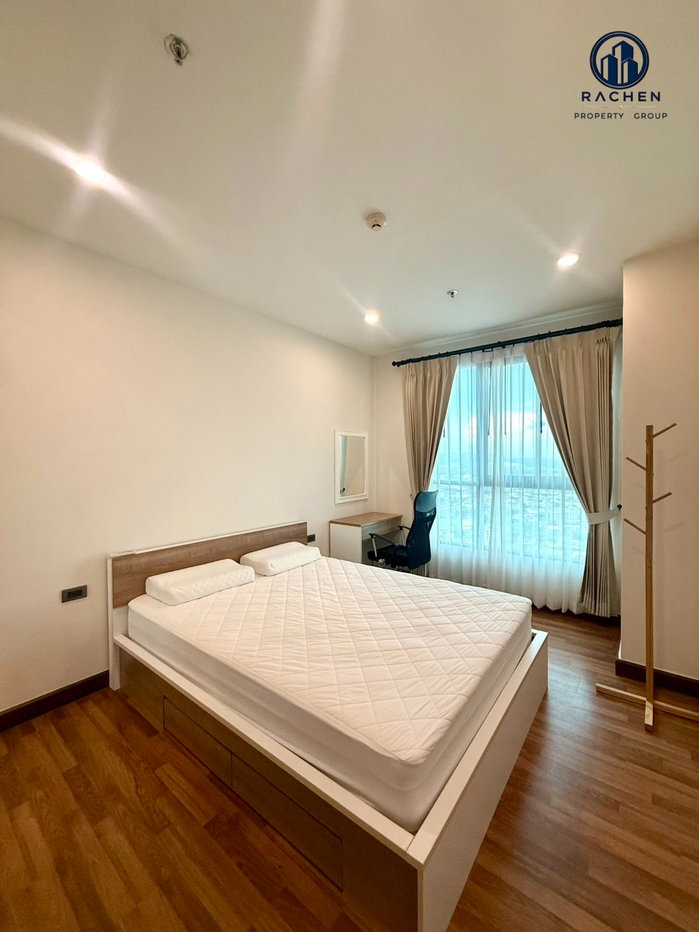 รูป ให้เช่า คอนโด The Rise Residence 1 ห้องนอน ทิศใต้ ขนาด 35 ตร.ม. ชั้น 31 ราคาเช่า 12,000บาท/เดือน โทร 082-2369636 นิว - รูปที่ 2/16